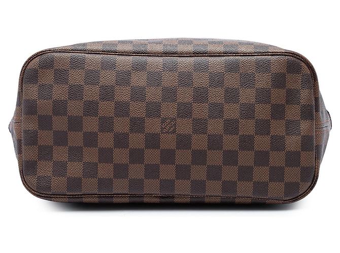 Louis Vuitton Brown Damier Ebene Neverfull MM - vista 3
