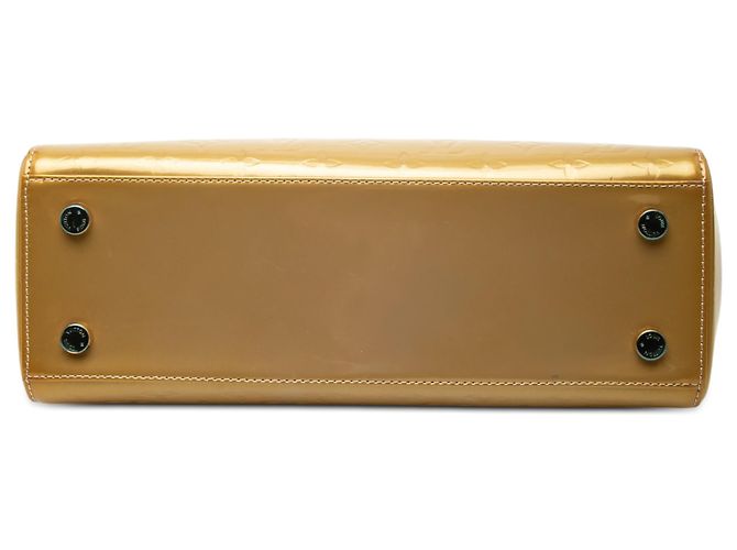 Louis Vuitton Gold Monogram Vernis Brea MM - vista 3