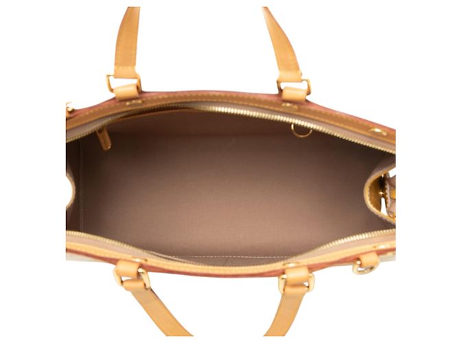 Louis Vuitton Gold Monogram Vernis Brea MM - vista 4