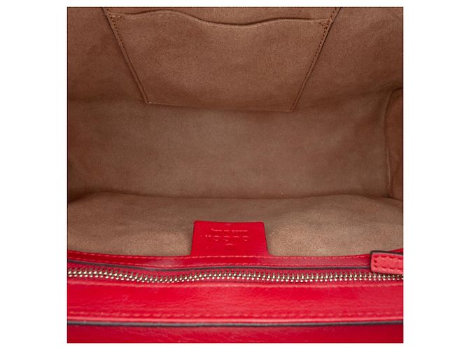 Padlock Borsa a tracolla Gucci Beige Medium GG Supreme con lucchetto - vista 4
