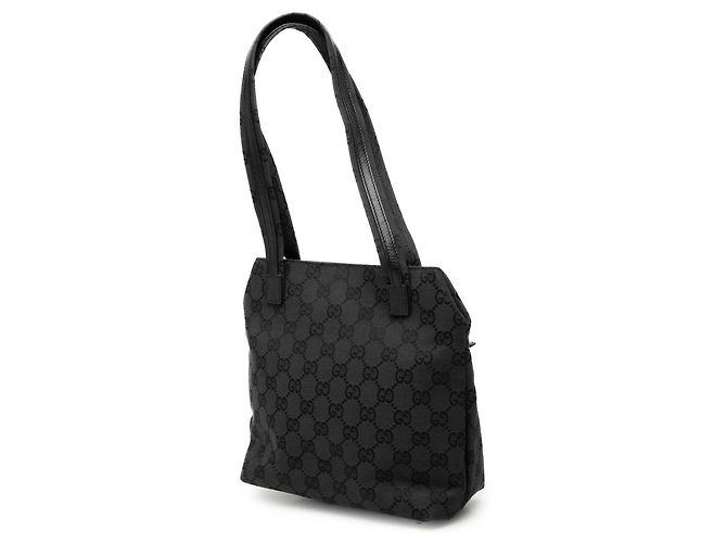Borsa a tracolla Gucci in tela GG nera - vista 2
