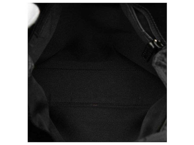 Borsa a tracolla Gucci in tela GG nera - vista 4