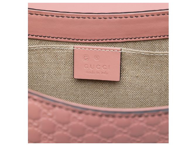 Borsa a tracolla Gucci Emily Medium Microguccissima Rosa - vista 5