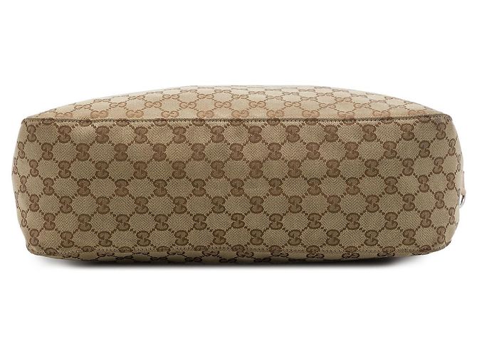 Borsa Satchel Gucci Beige GG Canvas Icon Bit - vista 3