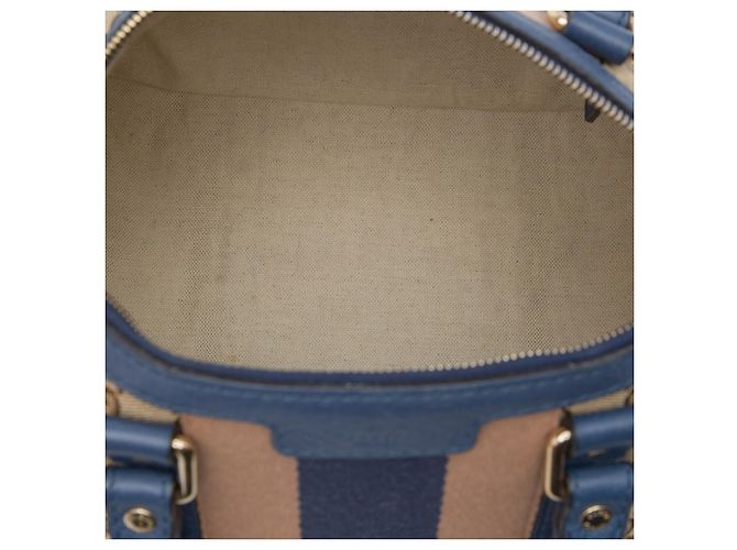 Borsa Boston Gucci Beige Medium GG Canvas Web Joy - vista 4