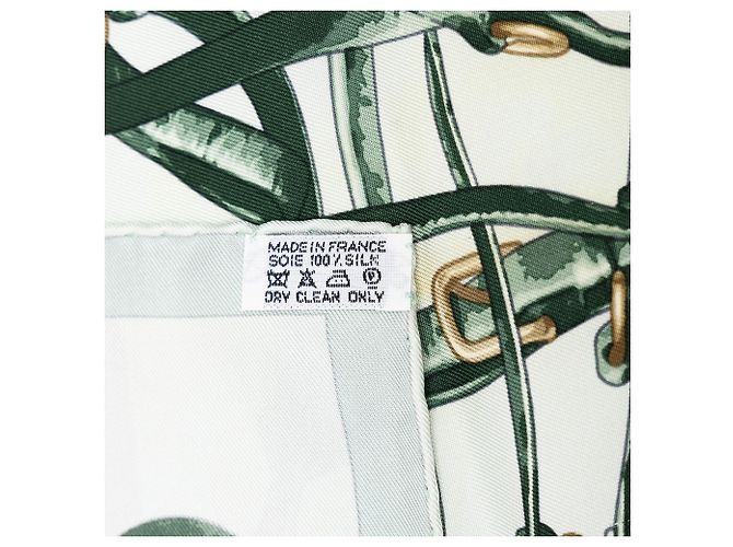 Foulard di seta Hermès White Brides Rebelles 90 - vista 2