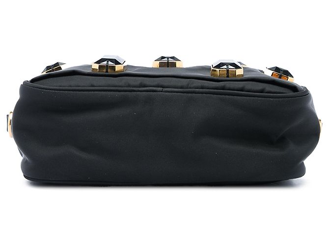 Prada Black Pietre Tessuto Crossbody - vista 3