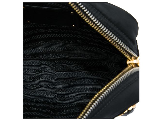 Prada Black Pietre Tessuto Crossbody - vista 4