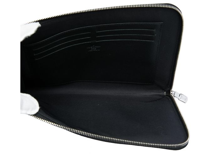 Louis Vuitton Black Damier Graphite Pochette Jour MM - vista 4