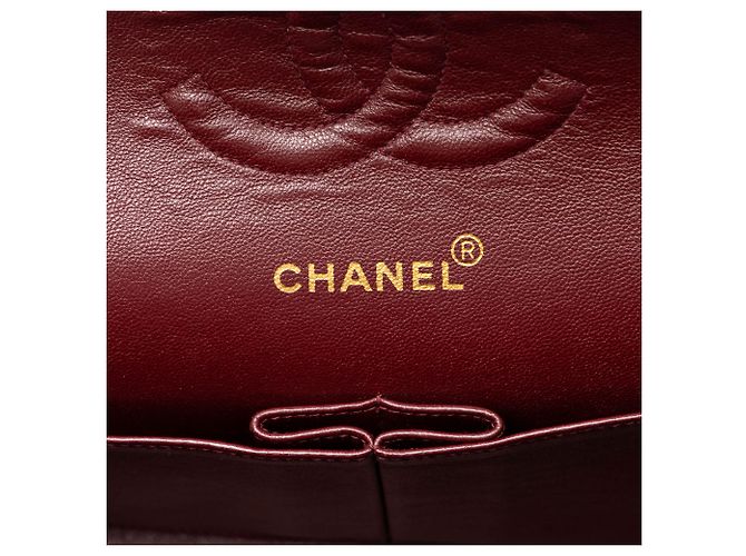 Chanel Black Medium Classic Lambskin Double Flap - vista 5