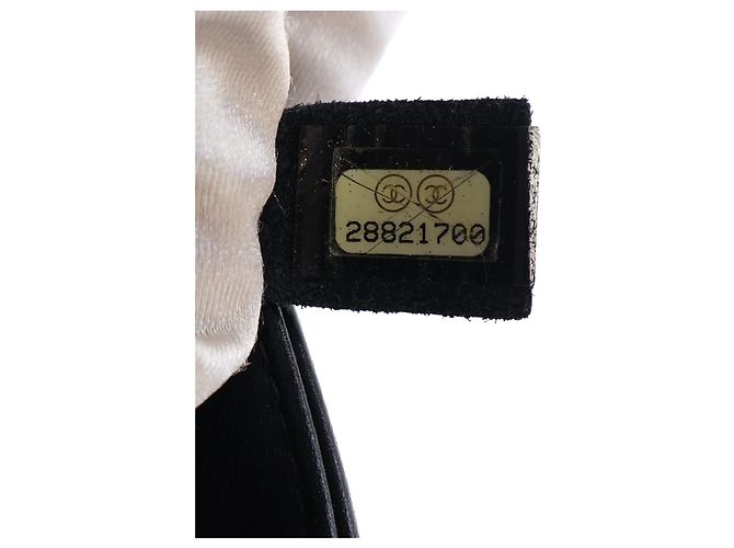 Chanel Black Small Chevron Lambskin Boy Flap - vista 10