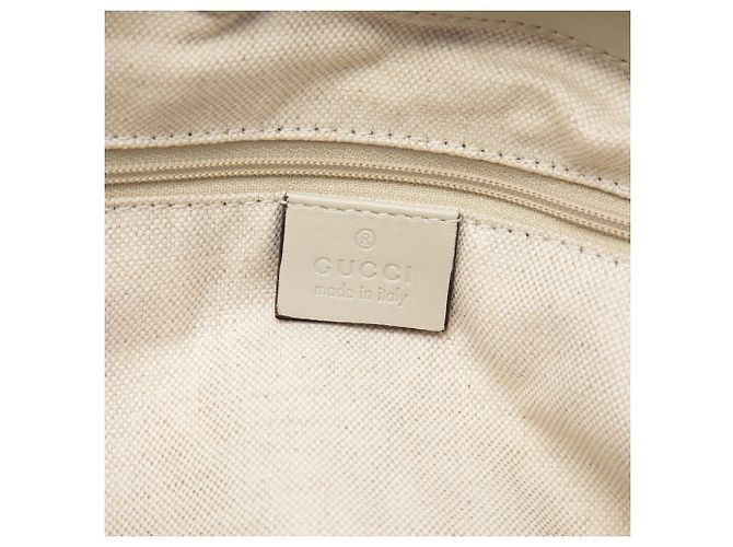 Borsa Gucci Beige GG Canvas Sukey Satchel - vista 5