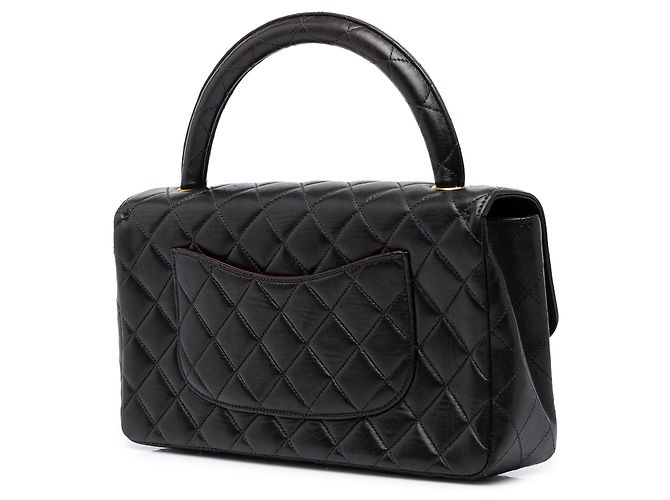 Chanel Black Lambskin Parent Kelly Flap - vista 2