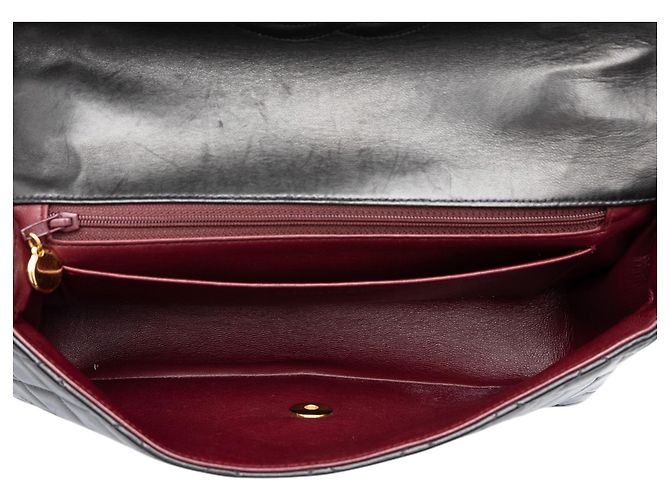 Chanel Black Lambskin Parent Kelly Flap - vista 4