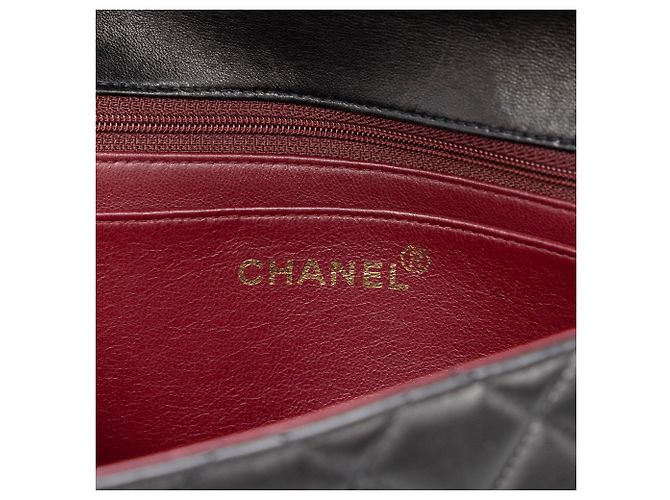 Chanel Black Lambskin Parent Kelly Flap - vista 5