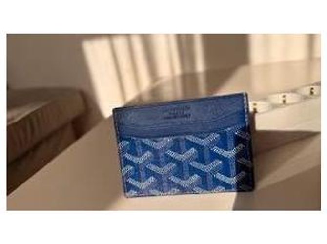 Goyard Tarjetero Saint Sulpice Monogram Azul - vista 2