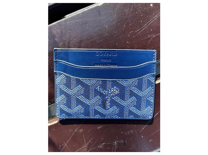 Goyard Tarjetero Saint Sulpice Monogram Azul - vista 9