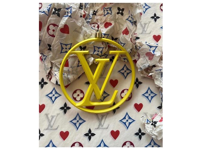 Louis Vuitton Ciondolo Decorazione Albero Monogram - Giallo - vista 2