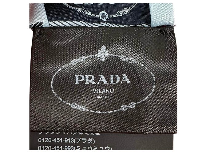 Bufanda de lana virgen Prada - vista 7