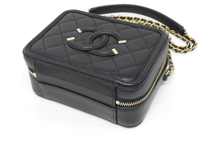 Borsa Chanel in pelle Caviar - vista 3