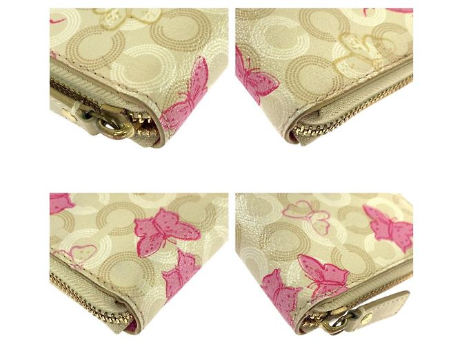 Portafoglio lungo Coach Butterfly PVC - vista 3