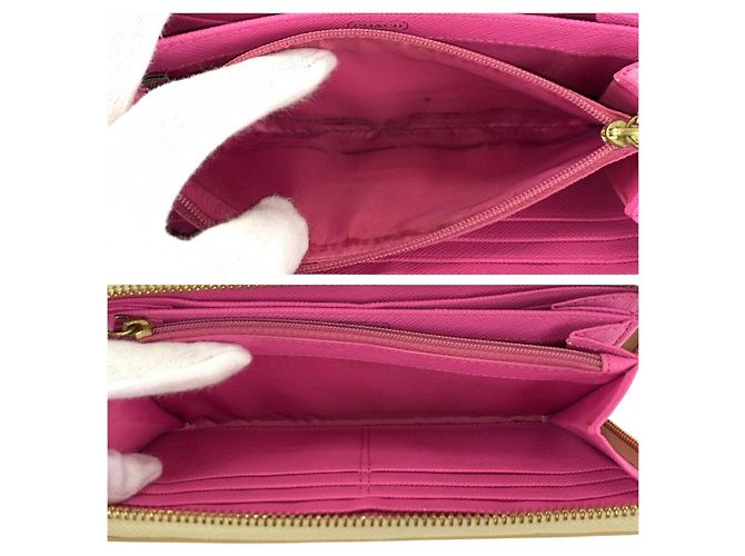 Portafoglio lungo Coach Butterfly PVC - vista 9