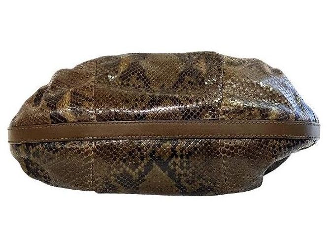 Borsa Gucci GG Interlocking in pitone - vista 3