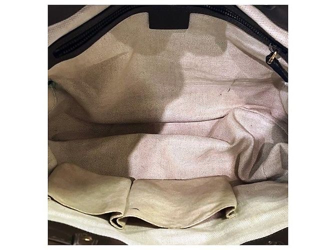 Borsa Gucci GG Interlocking in pitone - vista 8