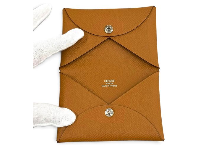 Hermès Tarjetero Hermes Calvi Epsom - vista 6