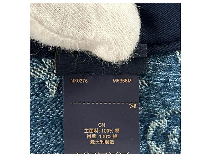 Cappello Bucket Louis Vuitton Monogram Denim - vista 10