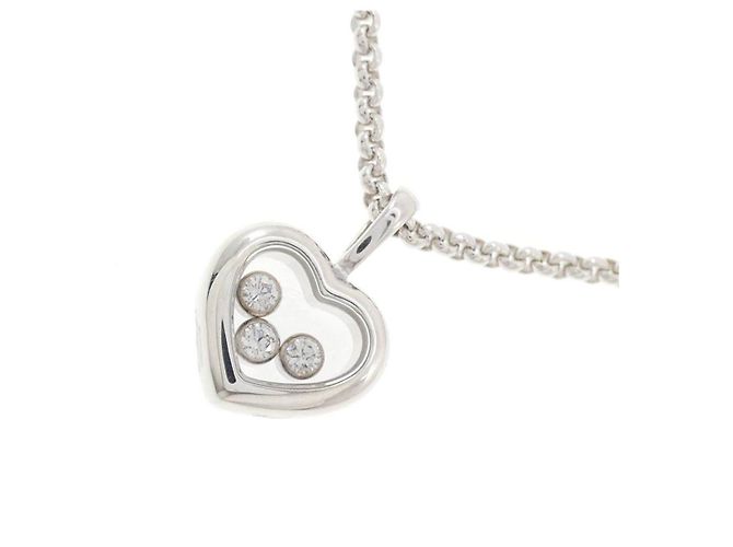 Collana Chopard 750 Oro Bianco e Diamanti - vista 3