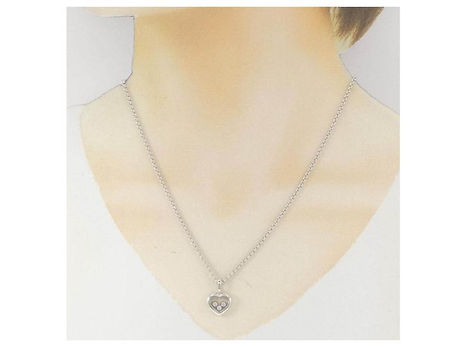 Collana Chopard 750 Oro Bianco e Diamanti - vista 6