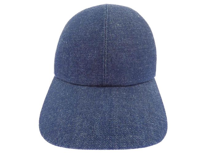 Hermès Cappello in cotone Hermes TESS DENIM LA PARISIENNE - vista 2
