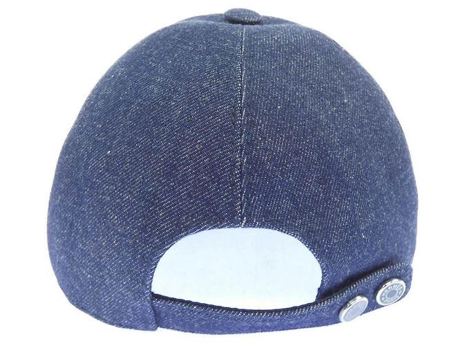Hermès Cappello in cotone Hermes TESS DENIM LA PARISIENNE - vista 4