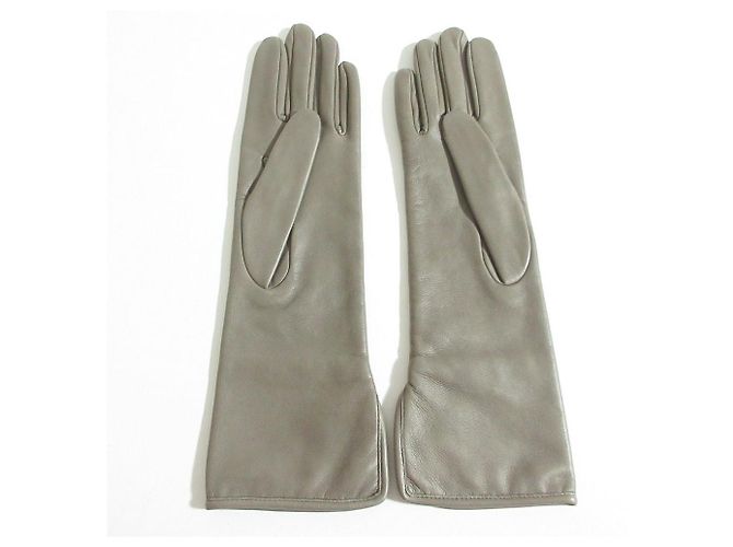 Hermès Hermes Lammfell-Handschuhe - Ansicht 2
