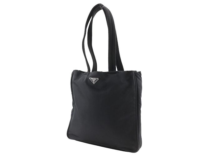 Borsa tote Prada in nylon nera - vista 2