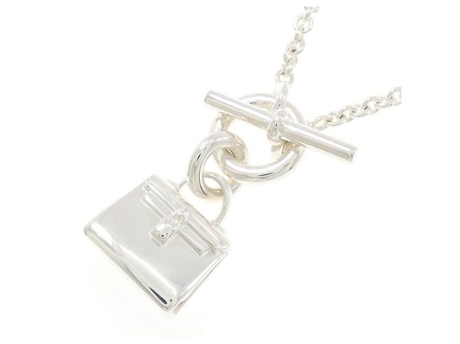 Hermès Collar Hermes Amulette Kelly 925 Silver - vista 3