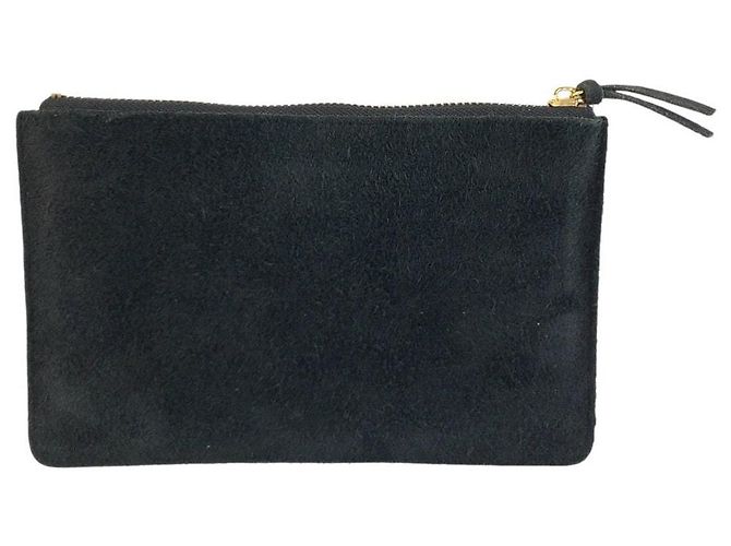 Pouch in camoscio Yves Saint Laurent - vista 2