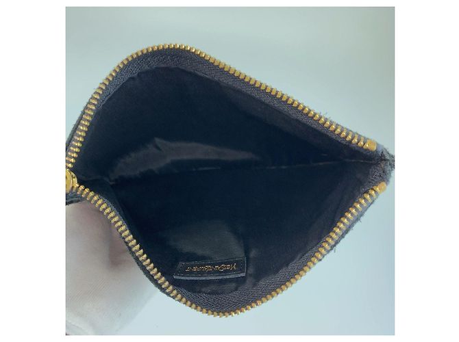 Pouch in camoscio Yves Saint Laurent - vista 8