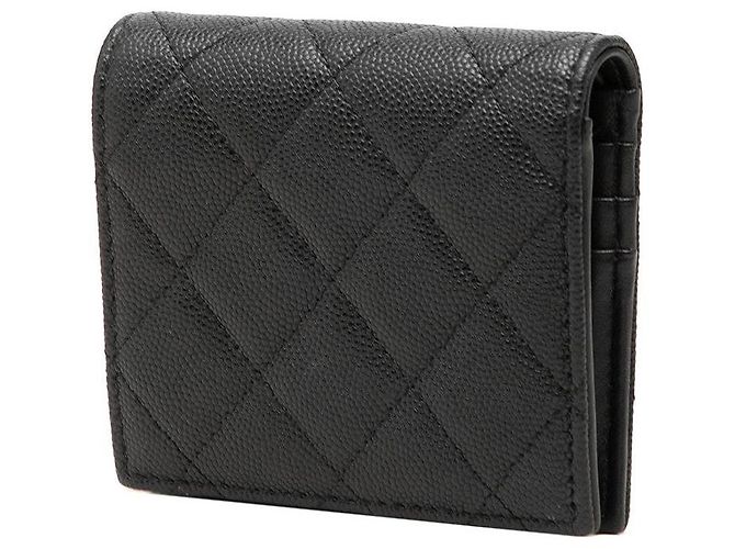 Portafoglio Chanel Coco Mark Matelasse Caviarskin con strass - vista 2