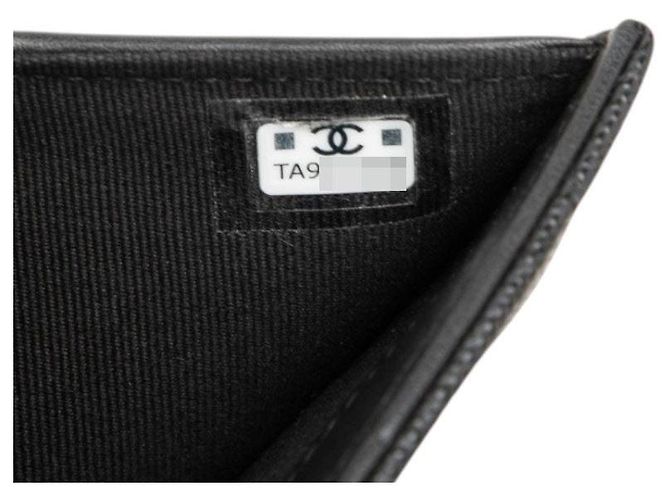 Portafoglio Chanel Coco Mark Matelasse Caviarskin con strass - vista 7