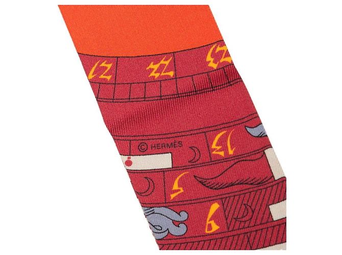 Hermès Lenço de seda Hermes Astrologie Twilly - vista 5