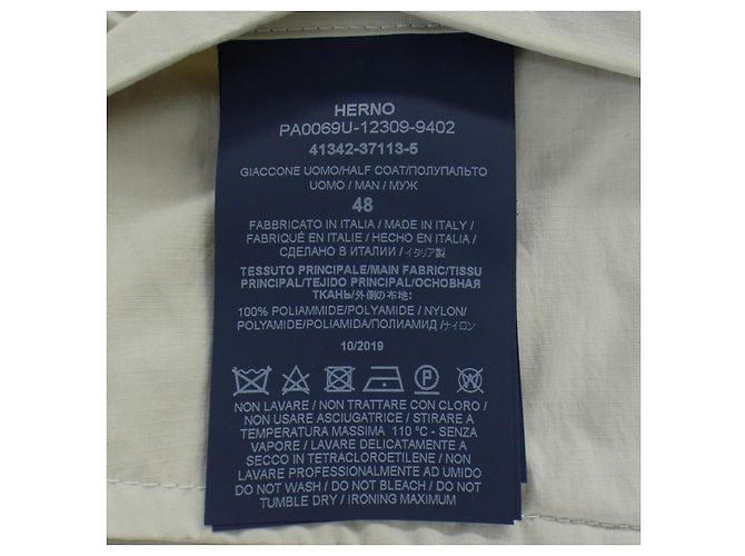 Autre Marque Manteau Herno PA0069U Beige - vue 3