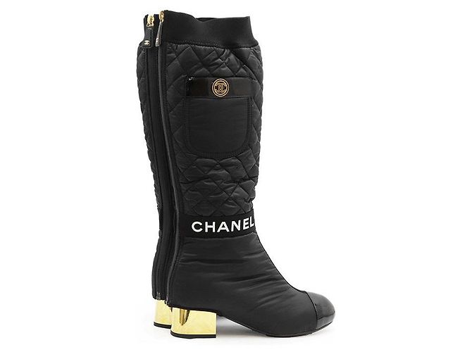 Chanel Leder 2way Long Boots - Ansicht 13