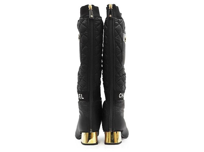 Chanel Leder 2way Long Boots - Ansicht 6