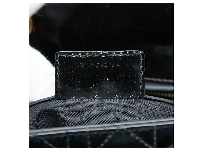 Dior Lady Dior Borsa a mano 2way in pelle verniciata - vista 10