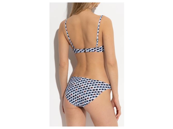 Bas de maillot de bain bleu Tory Burch à motifs - vue 3