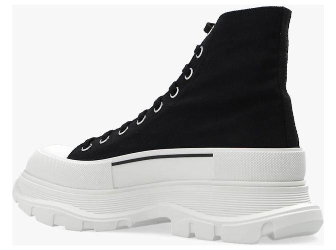 Alexander Mcqueen Sneakers alte con logo - vista 5
