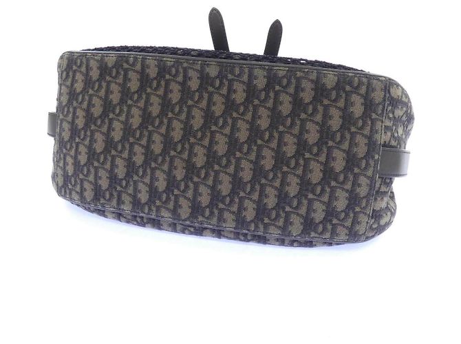 Borsa Dior Saddle in tela Oblique - vista 4