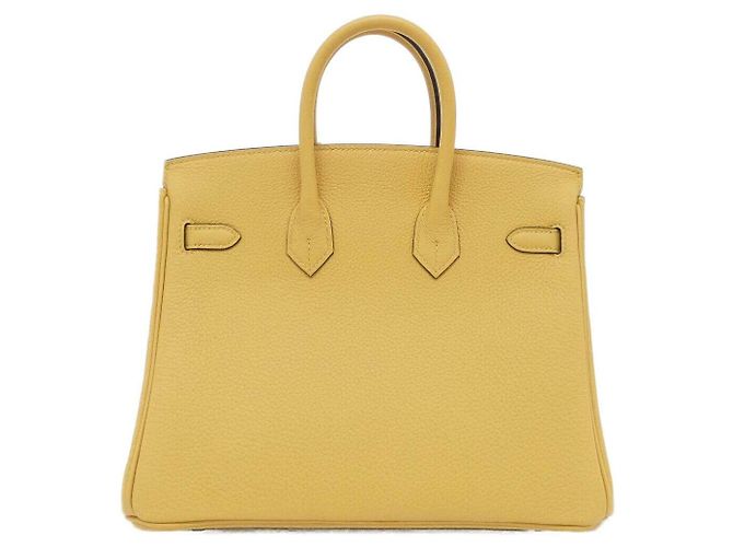 Hermès Birkin25 in pelle Togo beige - vista 2